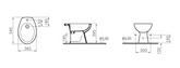 VitrA Normus Floor Standing Bidet